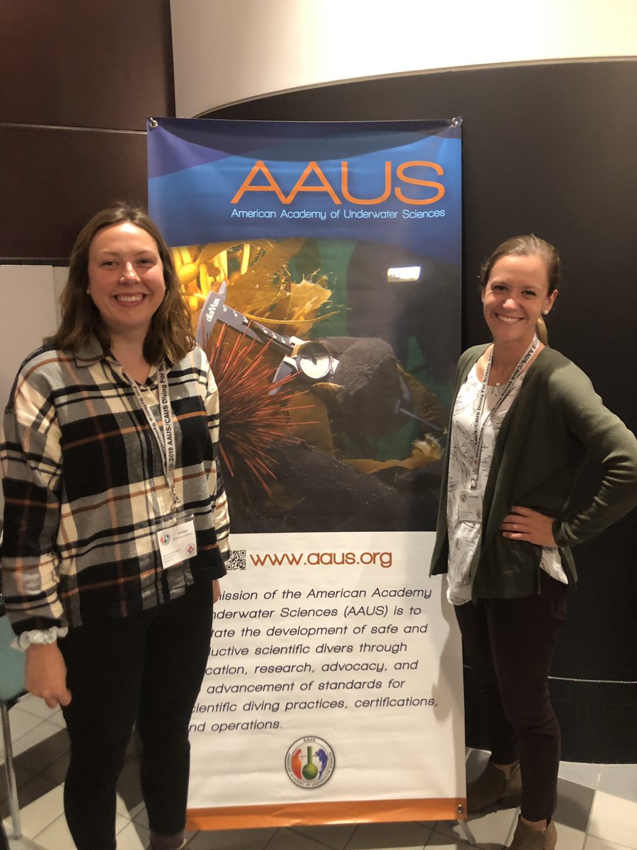 AndreaJerabek's tweet photo. Had a great first @aaus Diving for Science Symposium in #Vancouver! Looking forward to employing the new #DSO training to our #scientificdiving program. @NU_ThreeSeas #northeasternuniversity #threeseas #scubadiving #WomenInSTEM https://t.co/qgDqHpFVIE