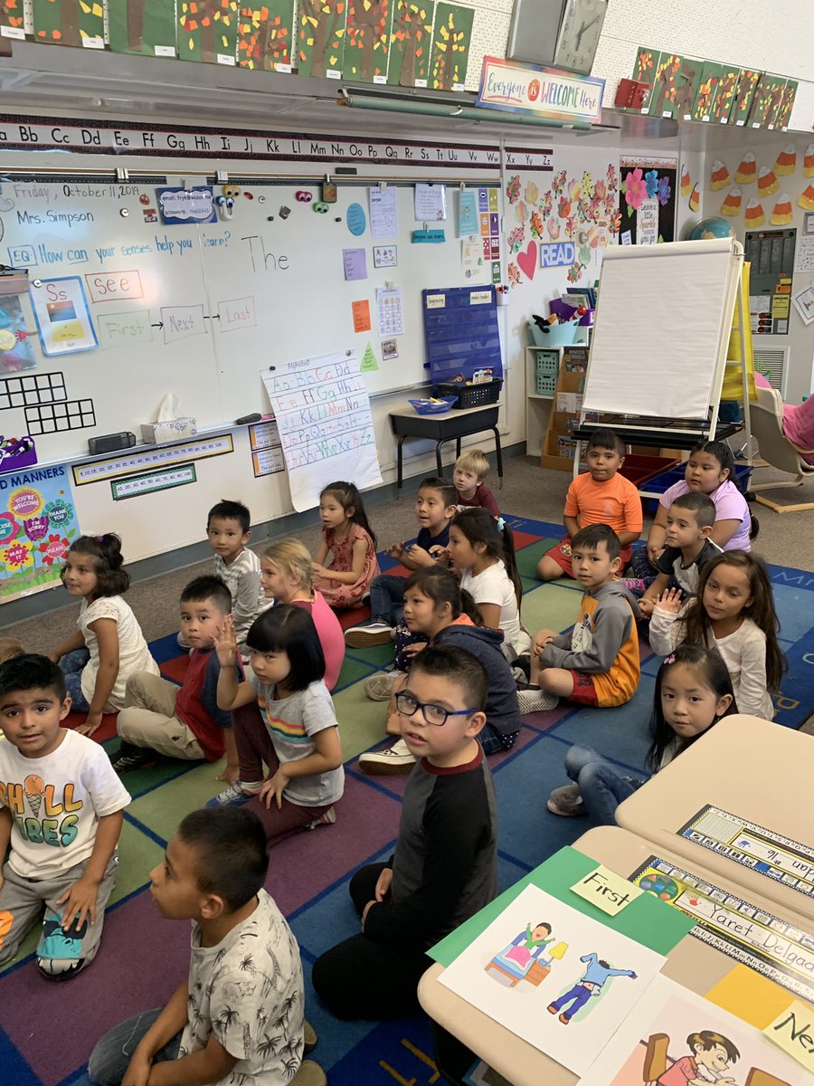 Students <a href="/FrybergerWSD/">Fryberger</a> practice and refine their speaking and writing skills as they construct their responses to text during an integrated ELD lesson. #talklikeanexpert #readlikeadetective