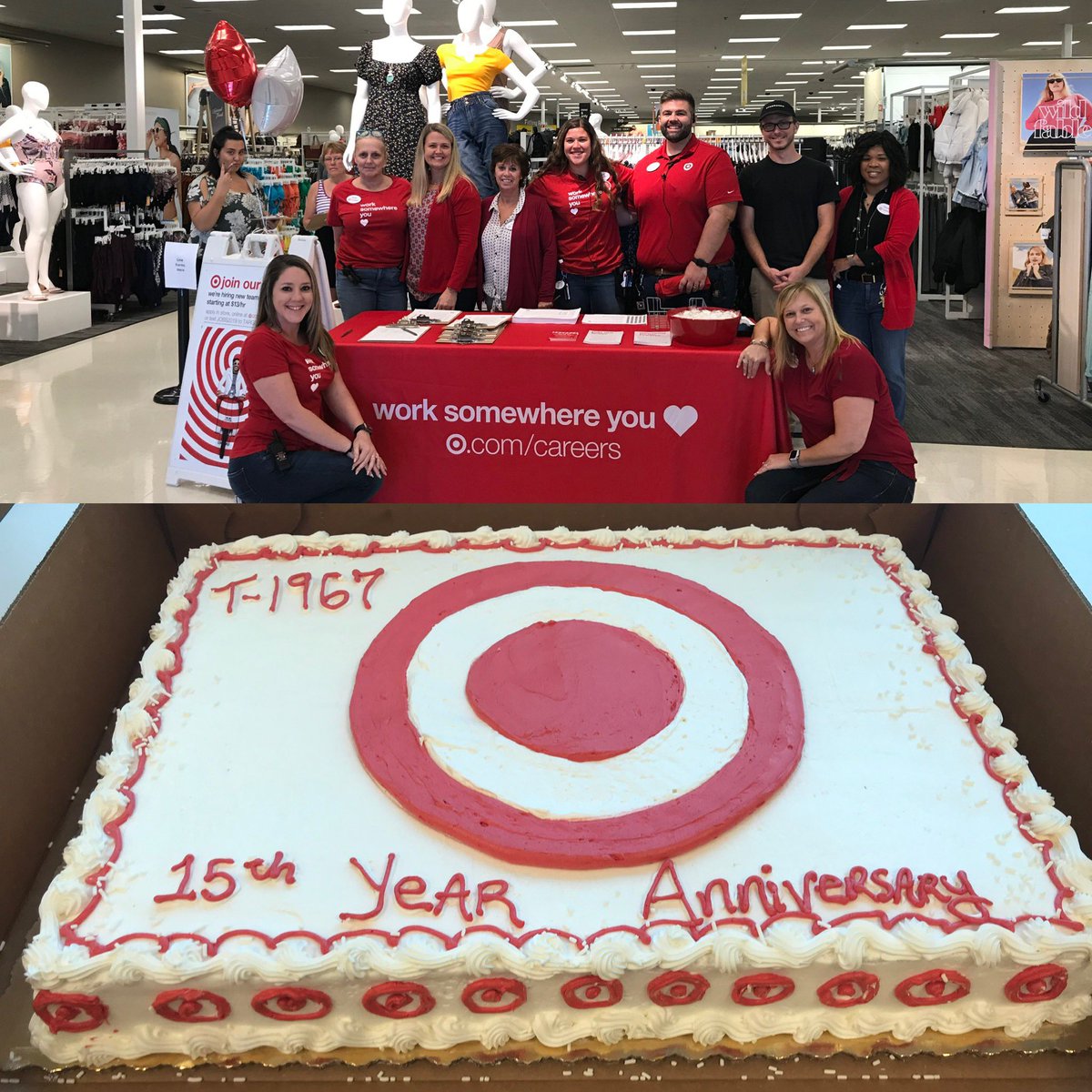 2 Great Events in one day! T1967 kicking off <a href="/Target/">Target</a> NHE and celebrating our 15th Anniversary in Trinity, FL with an amazing team! #worksomewhereyoulove 🎯❤️