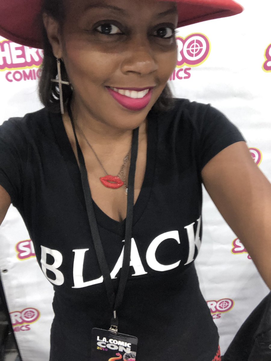 SheroComics's tweet photo. @comicconla is off to a fantastic start! 🦸🏽♀️ Come visit us at the Shero Comics booth right below the Aisle 100 sign in Artist Alley! See you soon!
#lacomiccon2019 #sherocomics #comicconla #rayvenchoi #blackcosplayer #blackgirlmagic #blackgirlnerds #blackgirlsrock #comiccon https://t.co/GDMYJXwp5M