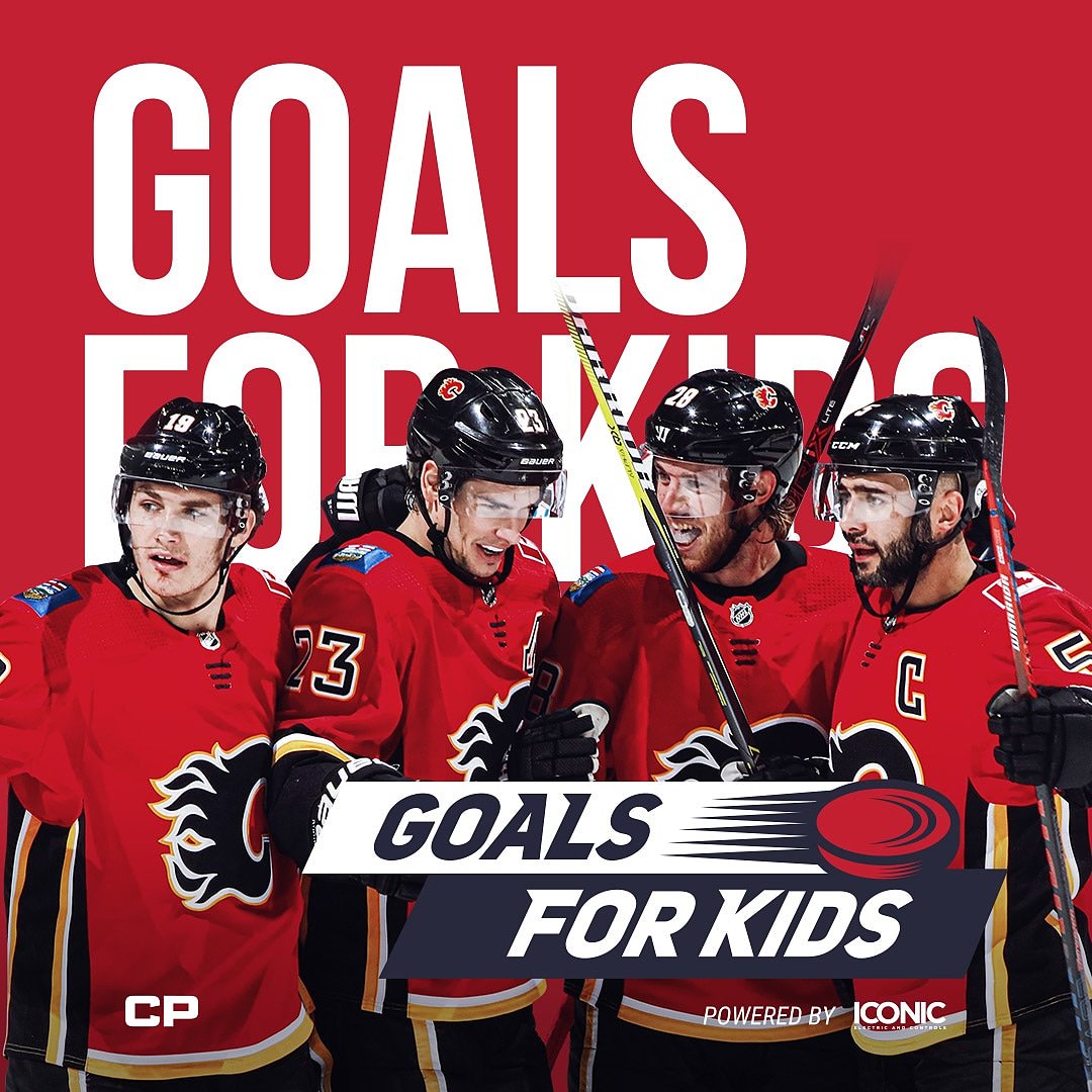 On this #FeelGoodFriday, we're very happy about teaming up with some amazing partners once again to bring the Goals for Kids program back this #Flames season

Join the team today and help <a href="/KidSportCalgary/">KidSport Calgary</a> make it #SoAllKidsCanPlay

goalsforkids.ca