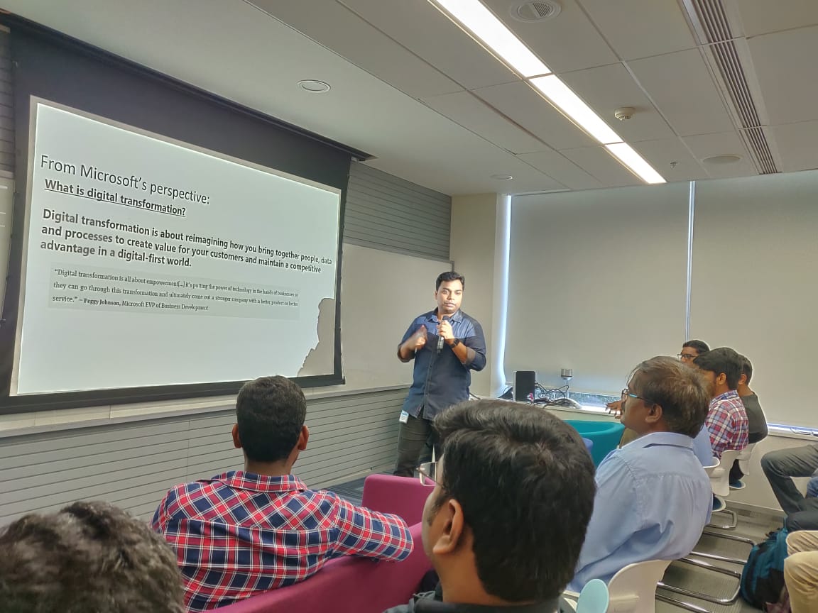 XMonkeys360's tweet image. Followed by keynote...&quot;Digital Transformation using Microsoft 365&quot; by @sharepointnerd  @M365Bootcamp 
#MS365DevBootcamp #IndiaMVP #mvpbuzz #MS365DevBootcampChennai #officer365 #O365Bootcamp @Office365 @Office @OfficeDev @IndiaMVP