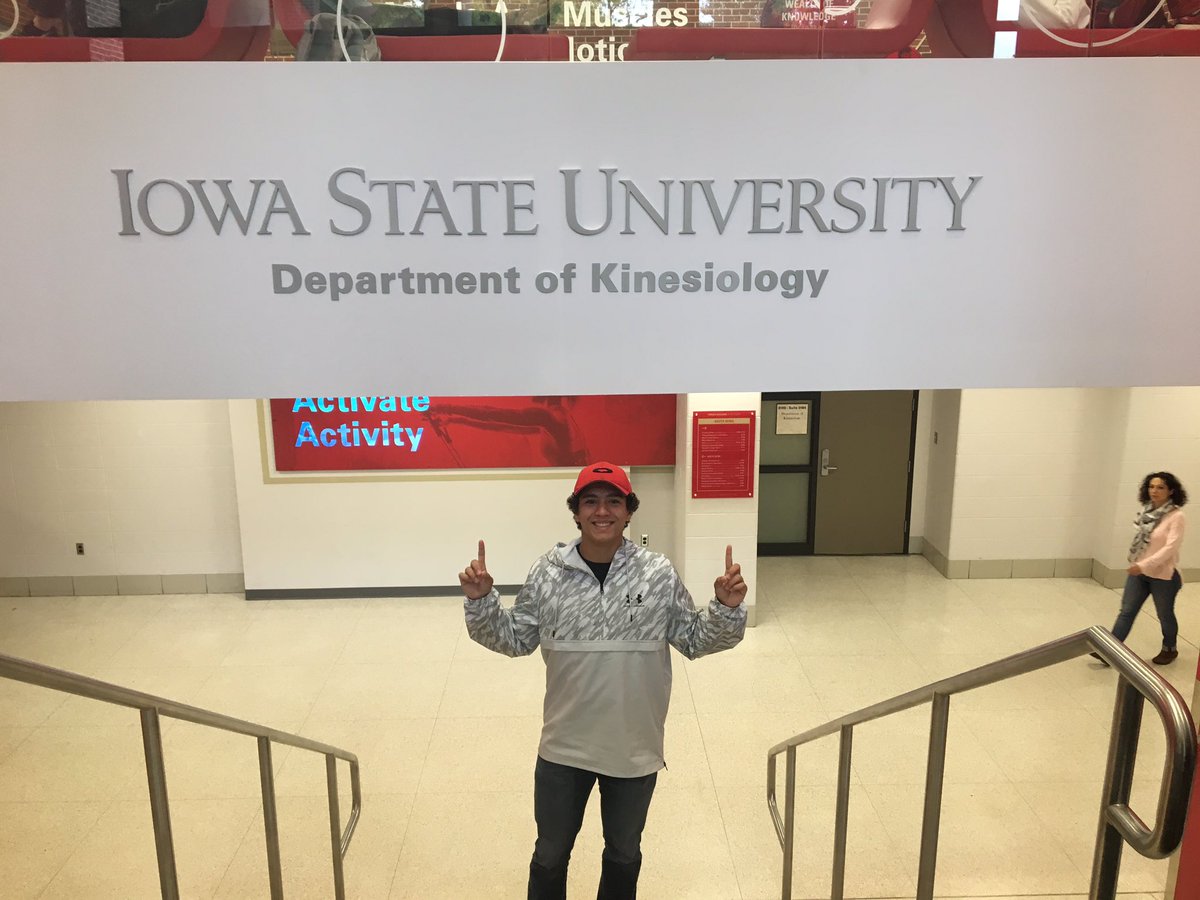 ASosamon's tweet photo. Another great college visit in the books. @IowaStateU has a beautiful campus and traditions. Thank you Coach @CYWrestle_KD for allowing me to watch the first @CycloneWR practice of the season. https://t.co/zJ3MntQBHP