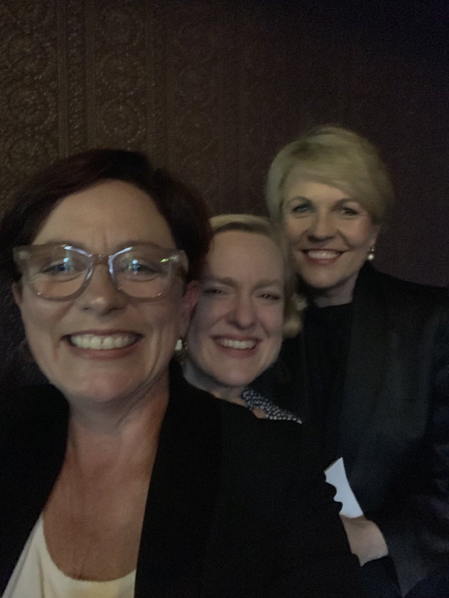 Congratulations again ⁦@Raecooper1⁩ I love this photo of you and ⁦@VerityFirth⁩ and I celebrating your well deserved AO. Balance of women and men being nominated for Australian Honours is improving, but not yet 50/50. Make an effort this year to #honourawoman