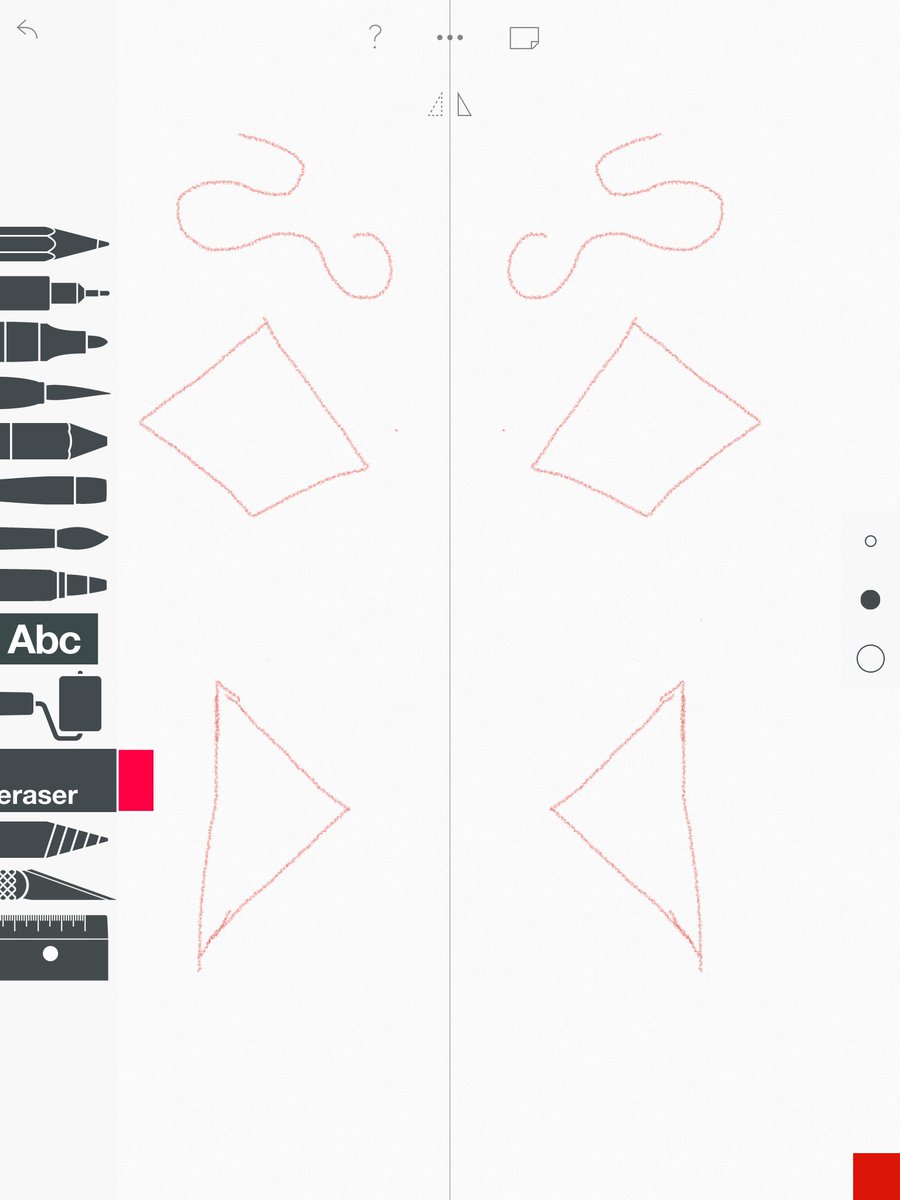 MeadMSMath's tweet image. With Tayasui Sketches School I can have students create symmetrical sketches and discover properties of reflection transformations- with an automatic axis of reflection and corresponding image! #GreatTwitterTechChallenge #everyonecancreate