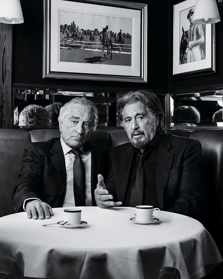 kabemayor's tweet photo. #RobertdeNiro #AlPacino by #MarcoGrob 2019 #fotokabemayor #coffee https://t.co/8FK3fbMxAA