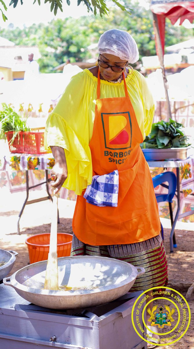 MoGCSP_Ghana's tweet photo. As part of efforts to promote Gari into a nutritious meal, The Ghana School Feeding Secretariat under the MoGCSP is organizing a two day innovative nutrition programme for caterers of the GSFP at Bobikuma and Kwaman, all in the Agona West Municipality.
#MoGCSP_Ghana
#gsfp https://t.co/pO87OXvpTD