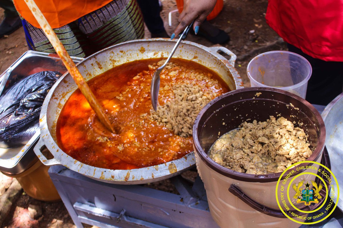 MoGCSP_Ghana's tweet photo. As part of efforts to promote Gari into a nutritious meal, The Ghana School Feeding Secretariat under the MoGCSP is organizing a two day innovative nutrition programme for caterers of the GSFP at Bobikuma and Kwaman, all in the Agona West Municipality.
#MoGCSP_Ghana
#gsfp https://t.co/pO87OXvpTD