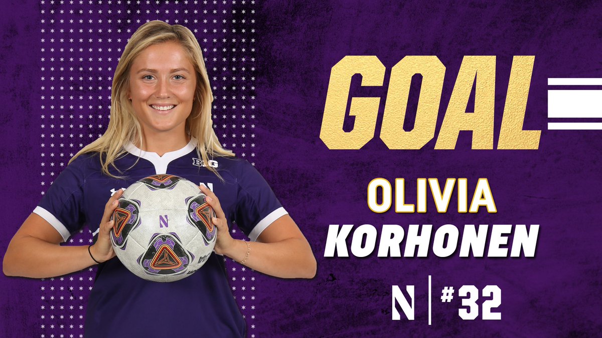 NUWSoccer's tweet photo. GET IN!!!!! The Wildcats take the lead on a picture perfect header from Olivia Korhonen!

58' | NU 2, MSU 1

#B1GCats x #GoCats https://t.co/Lpdx21PGbC