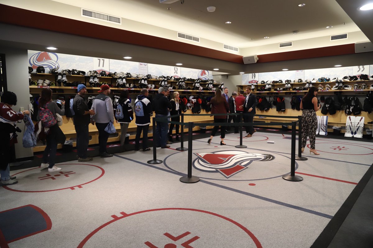 Colorado Avalanche NHL Locker Room Renovation at Ball Arena