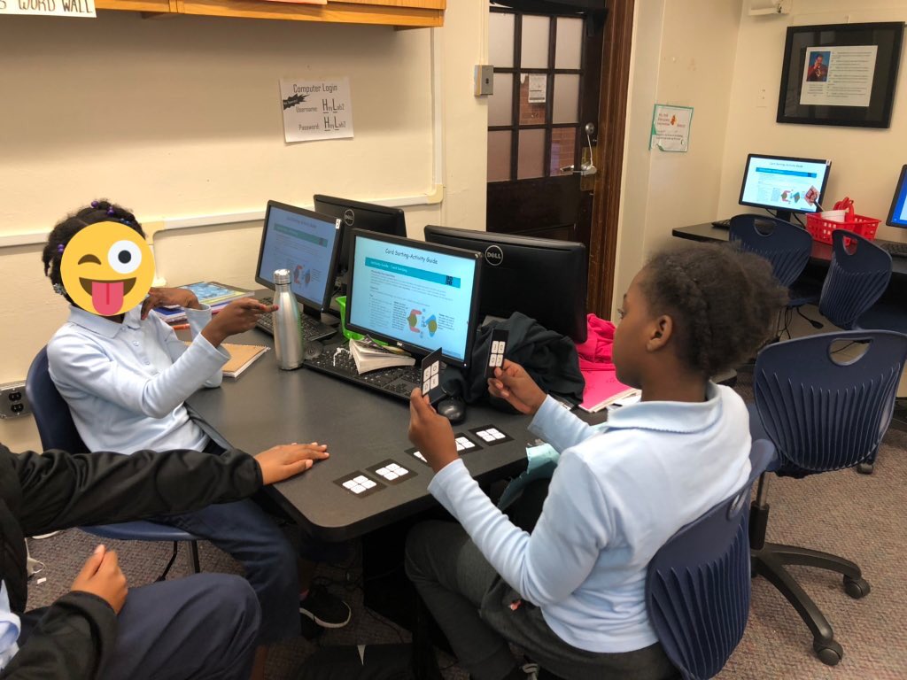 Students learning about processing today from <a href="/codeorg/">Code.org</a> trying to sort cards by comparing 2 cards at a time. <a href="/ops_district/">Orange Public Schools</a> #HeywoodAvenueSchool #CSForAll <a href="/TeachCode/">TeachCode</a> <a href="/Gerald_Fitzhugh/">Gerald Fitzhugh II, Ed.D. 👌🏾♦️👌🏾♦️KAY</a> <a href="/EDTECH_LLC/">Anthony St. Jean</a> <a href="/HeywoodMurphy/">Mr. Murphy at Heywood</a> <a href="/HeywoodSTEM/">Heywood Avenue School</a> #GoodToGreat