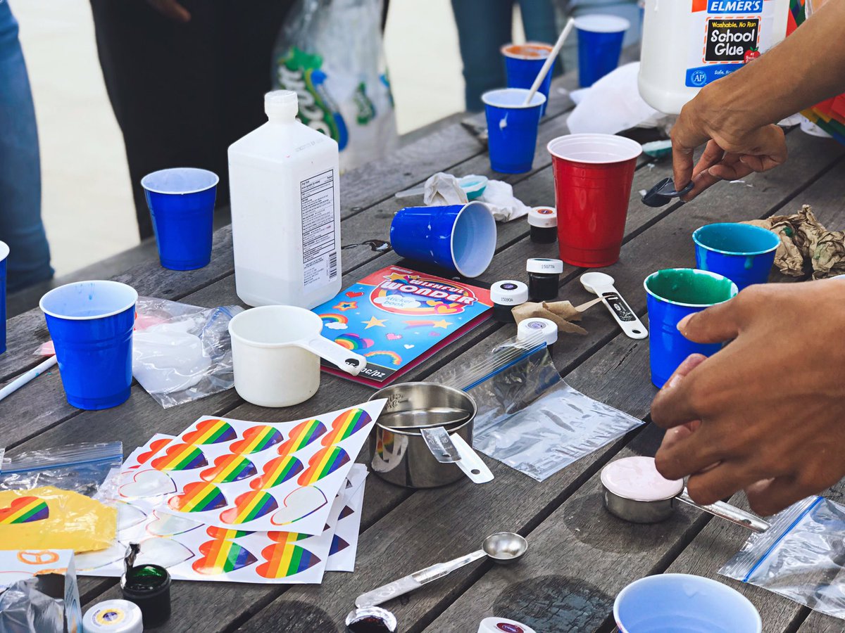 clubstemcell's tweet photo. We had so much fun today at our Pride event making rainbow slime and rainbow exploding toothpaste! 🌈 https://t.co/d2zW5uwbp3