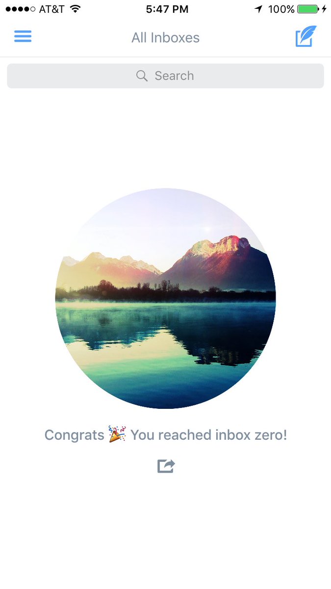d__bailey's tweet photo. I just reached #InboxZero using @Polymail! 💌 #Polymail https://t.co/eGPhdF8ywB