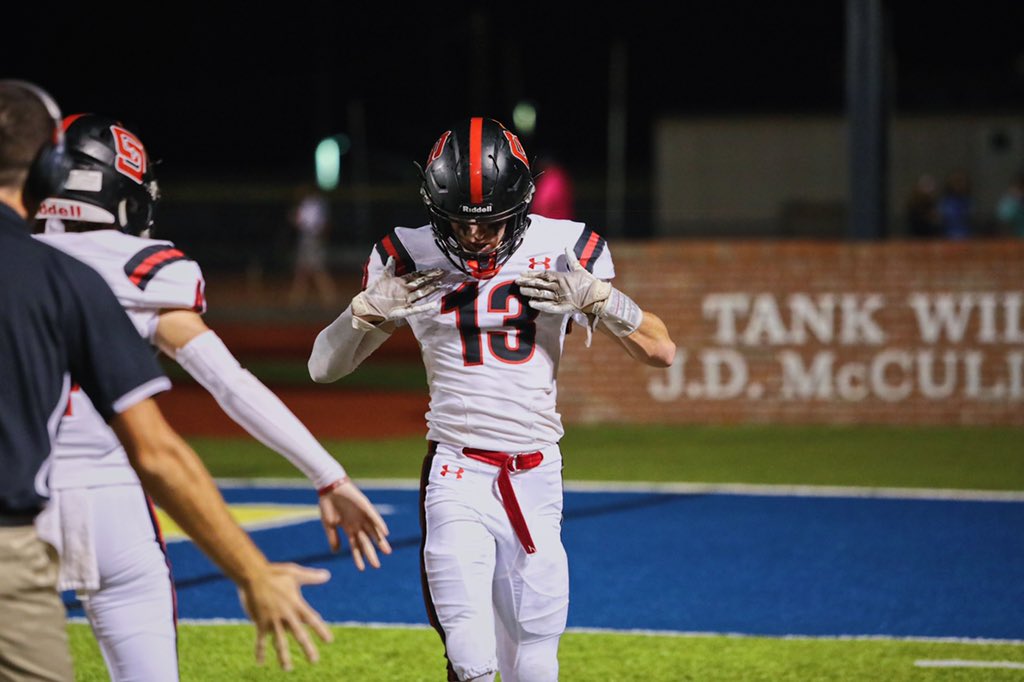 Saints's tweet photo. We are at the Mississippi High School Game of the Month - St. Stanislaus vs. Bay High!

#Saints | @Sanderson_Corp | @misshsaa https://t.co/tF5Tvaro7F