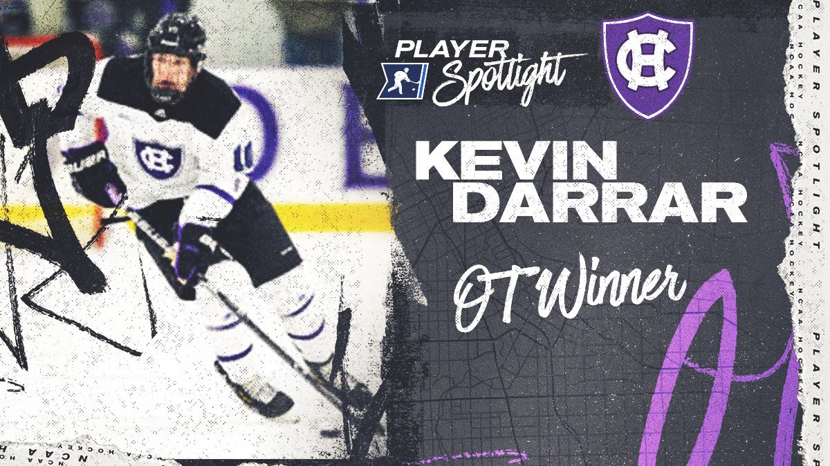 NCAAIceHockey's tweet photo. UPSET!
@HCrossMHockey knocks off No. 6 ranked Providence, 3-2 as Kevin Darrar did the honors in OT.

#NCAAHockey https://t.co/NfqgGa91pq