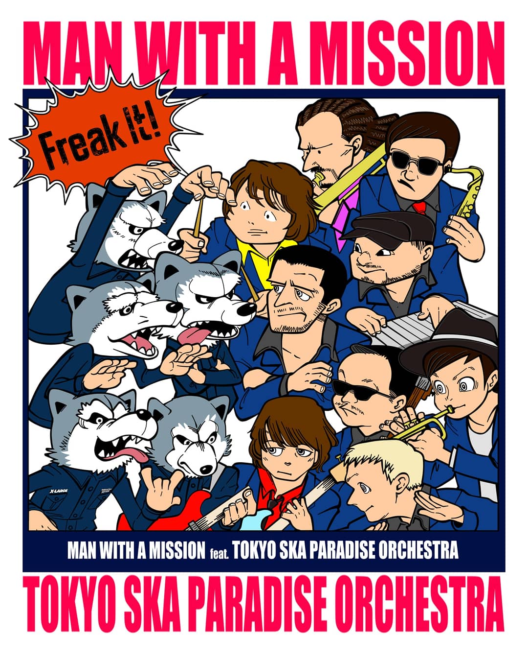 Onoue Noboru のん Man With A Mission Tokyo Ska Paradise Orchestra Manwithamission Tokyoskaparadiseorchestra イラスト T Co Mcjuumz1xt Twitter