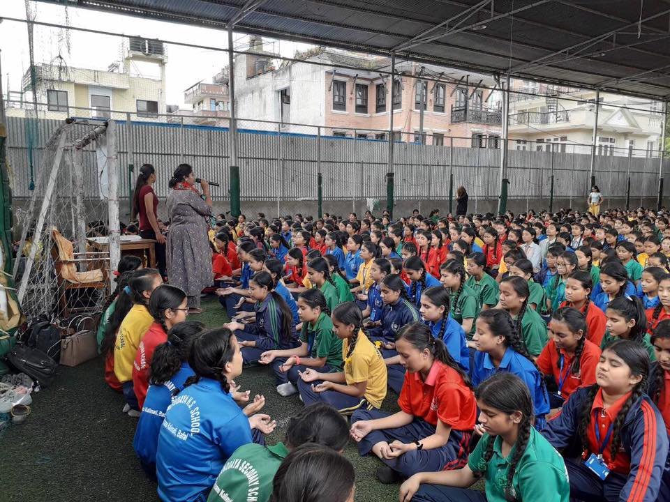 aolnepal's tweet photo. #ProjectPavitra an @ArtofLiving @VFAPN initiative for enhancing adolescent girl's #menstrualhealth and hygiene. has been conducted across #Nepal.
#DayoftheGirl #EducateGirls
#NoMoreShame #ICareAboutPeriods #NoMoreLimits https://t.co/AIZYoNbeaU