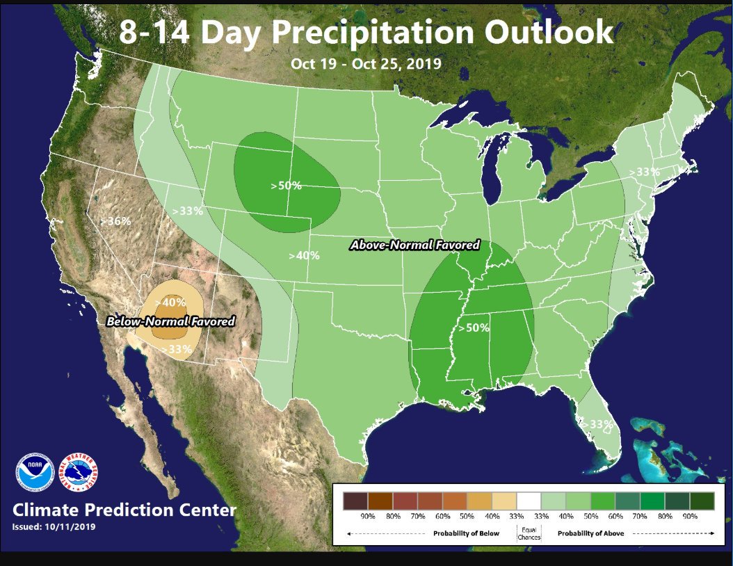 NWSGlasgow's tweet photo. Things look good (although cooler than normal) this weekend and into the middle of next week, but things look to turn colder/wetter starting next weekend. #mtwx #EnjoyThisWeekend https://t.co/G40NanAoTx