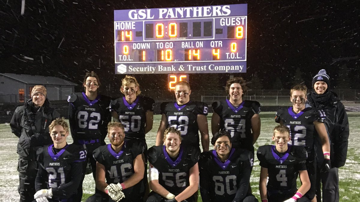 Senior boys going out in style. Huge win over Annandale! #GSLAD