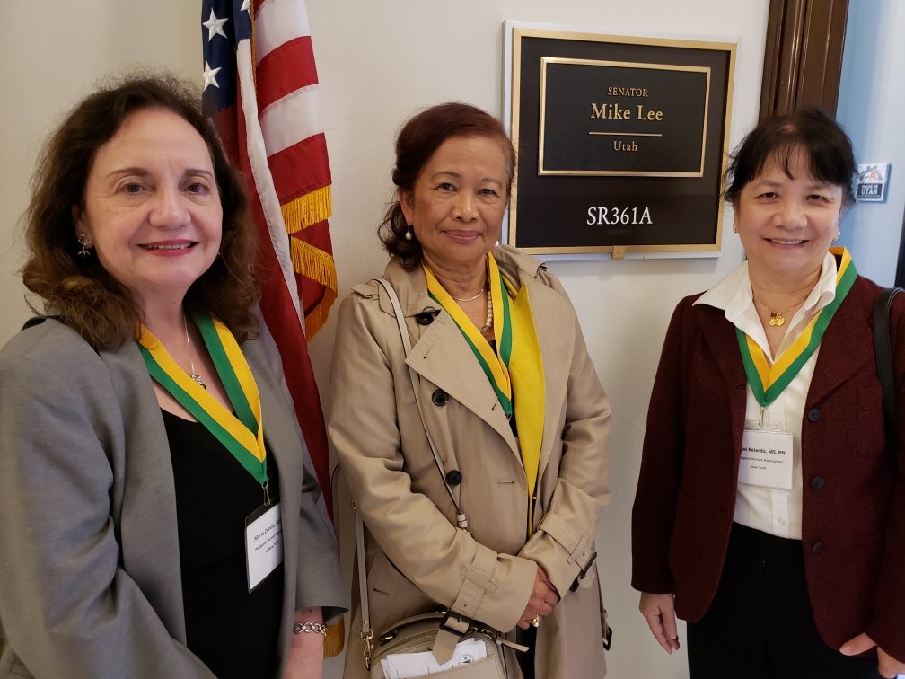 @drpsagar @BelardoLorelei While at the hill, #DrMarieOrtaliz , @drpsagar , & @BelardoLorelei visited @SenatorLee_cmc 's office to provide a letter and fact sheet about #PNAA @mypnaa 's opposition to #S386 
#NursingShortages
@SenatorSchumer @SenatorMetzger @SenatorGillibrand 
@SenKamalaHarris @SenateFloor