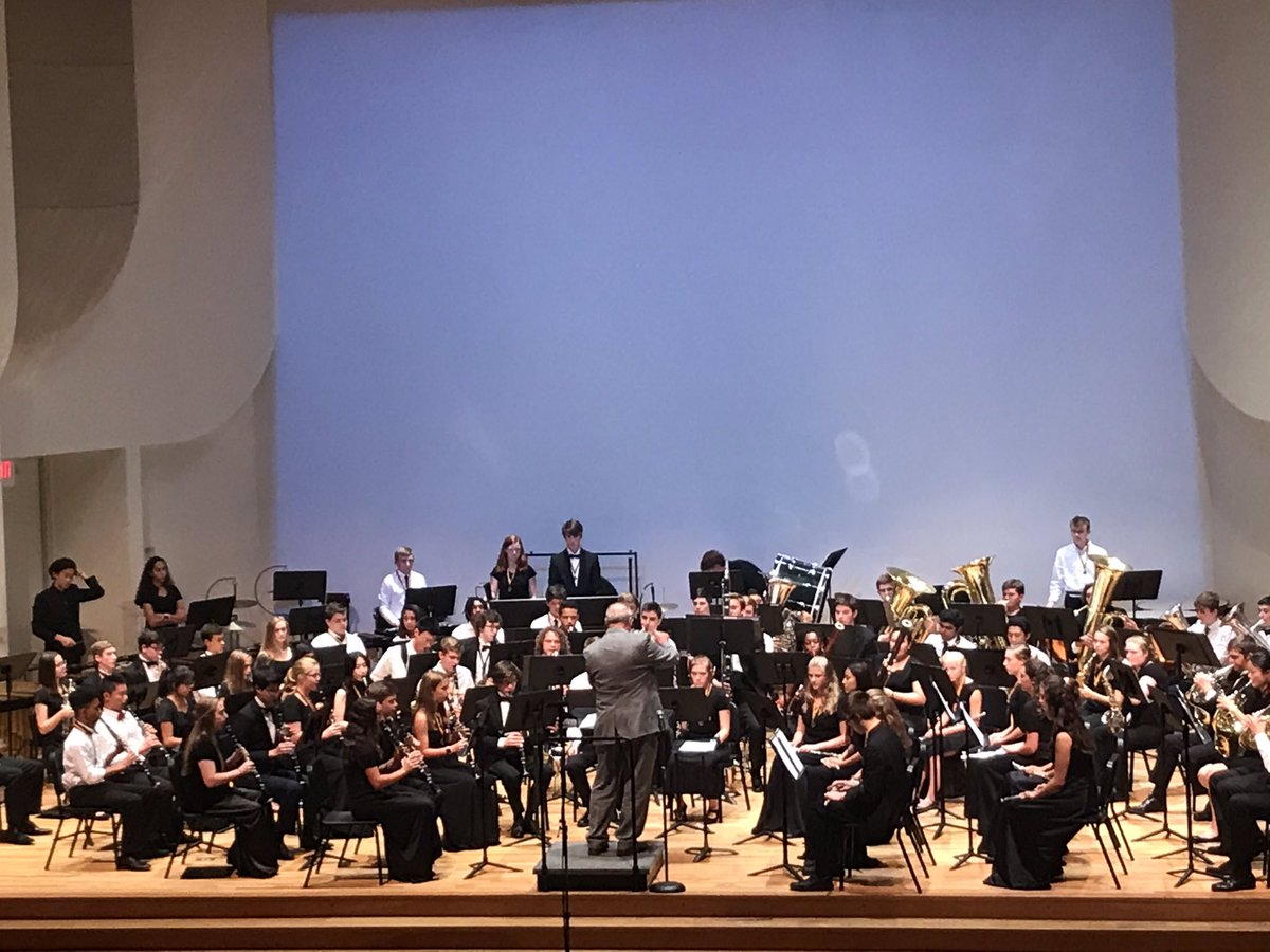 band_cghsnc's tweet photo. An amazing group of Gibbons Band students performing at @WakeForest under the direction of Dr. Bowen. Proud of these students and their musicianship. Even more blessed for the fun and fellowship we had together and memories we made! @news_cghsnc @principalcghsnc #CGEngage https://t.co/nP6q8IlFN9