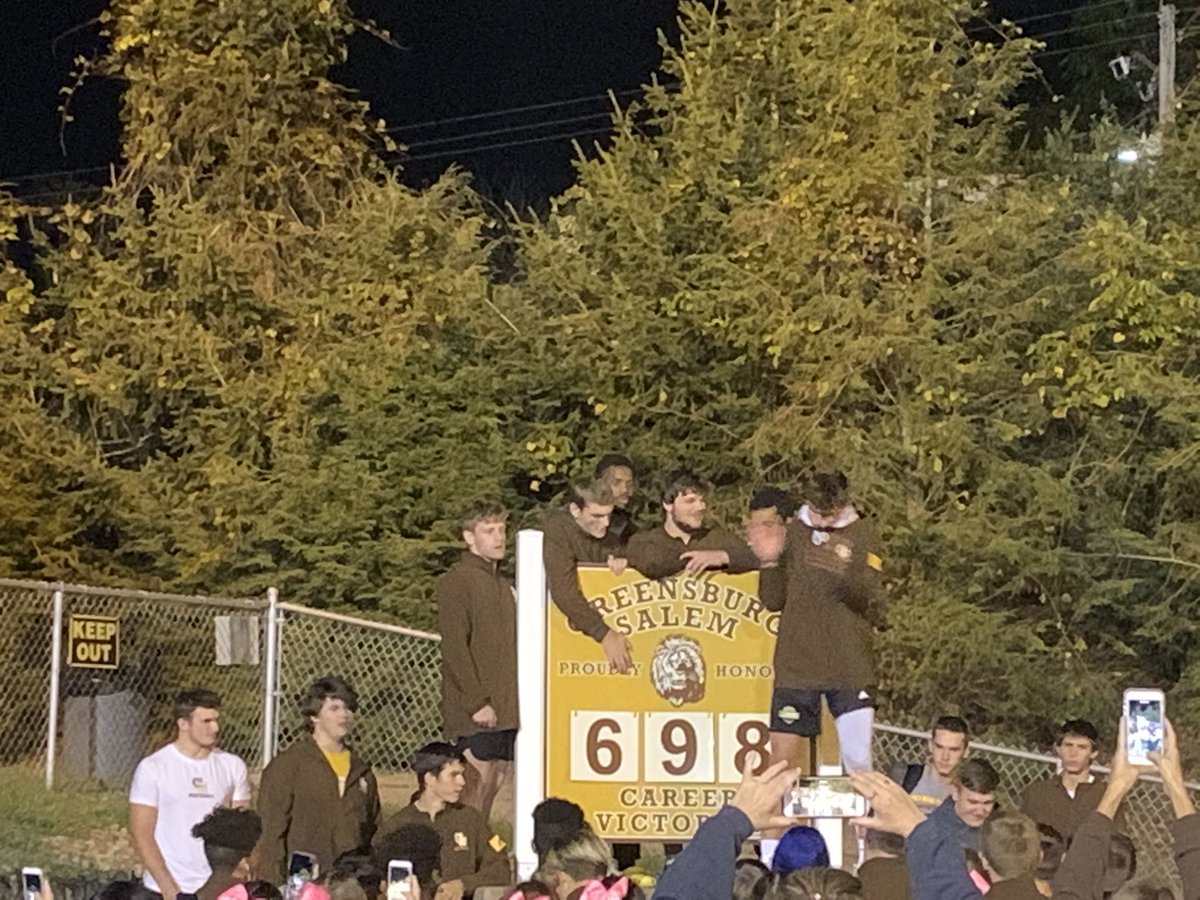 With #698 YOUR GOLDEN LIONS ARE...PLAYOFF BOUND!!! #Roadto700