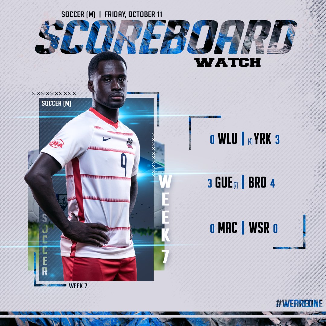 Not only do the <a href="/brockbadgers/">Brock Badgers</a> men punch their 🎫 to the postseason - on a night where goals were hard to come by on the pitch - but they do so by defeating the No. 7 squad in the country. ⚽👀

📸 <a href="/MPHcentral/">Michael P. Hall</a> 
#WeAreONE