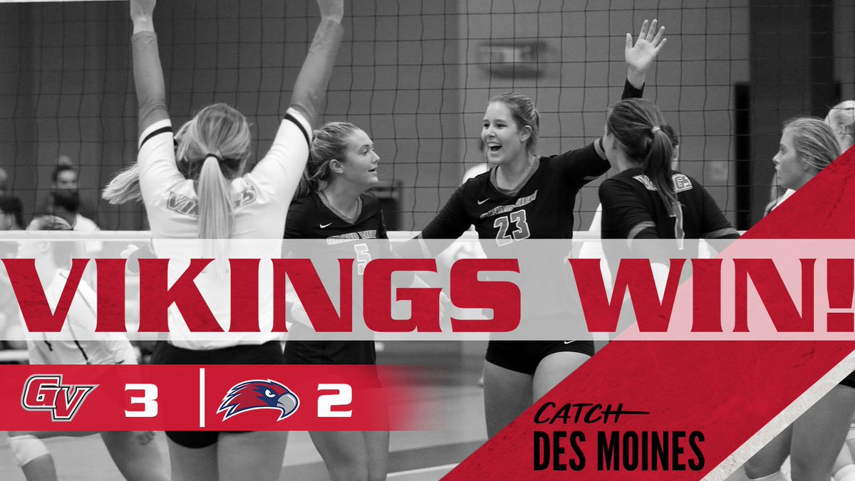 W🏐| No. 12 <a href="/GVU_VB/">Grand View Women’s Volleyball</a> takes down No. 4 Viterbo University in five sets! Feels good to be a Viking!! #NAIAWVB #RedRising