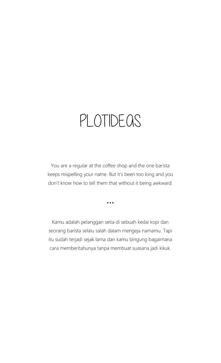 plotideas's tweet image. #PlotIdeas