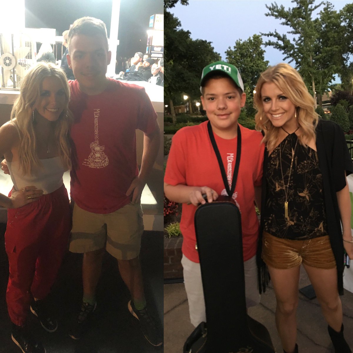 jacobsmom2003's tweet photo. Another great concert with @lindsayell Somethings change in 3 years, but @spurskeeper25 still loves the chance to hangout for a few! https://t.co/CPFShSfZYv