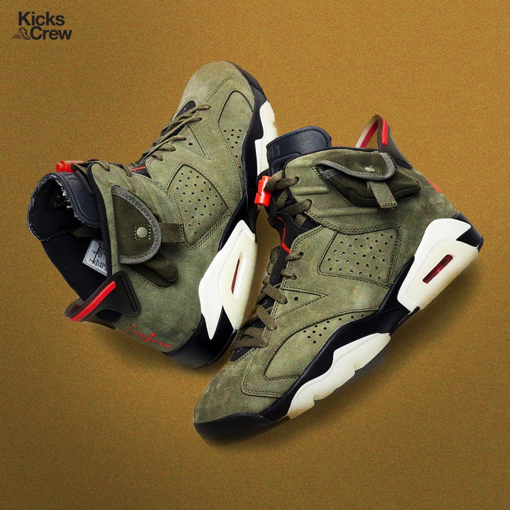 Air Jordan 6 Retro x Travis Scott 'Olive' CN1084-200