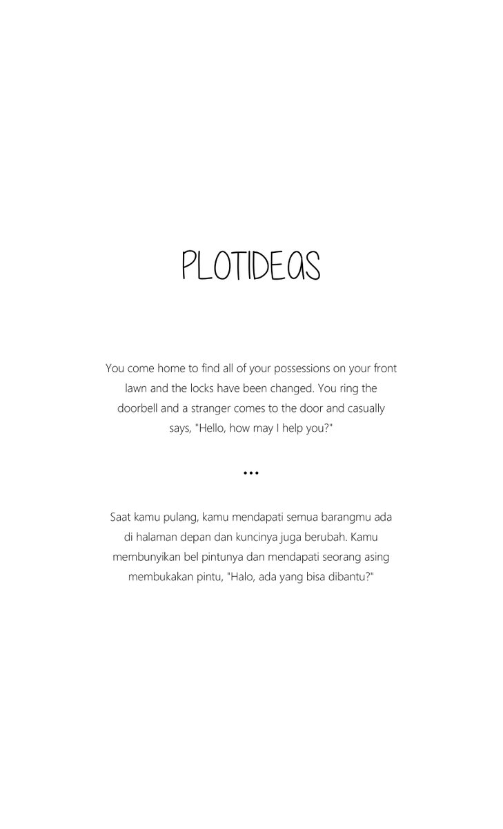 plotideas's tweet image. Drama. Mystery #PlotIdeas