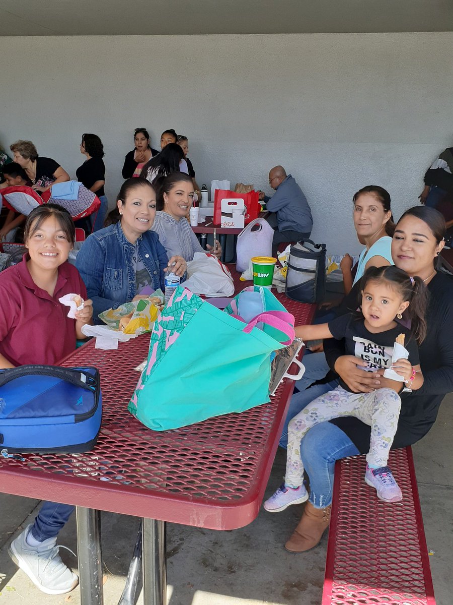 Today was Have Lunch with your Bulldog, 6th grade lunch.