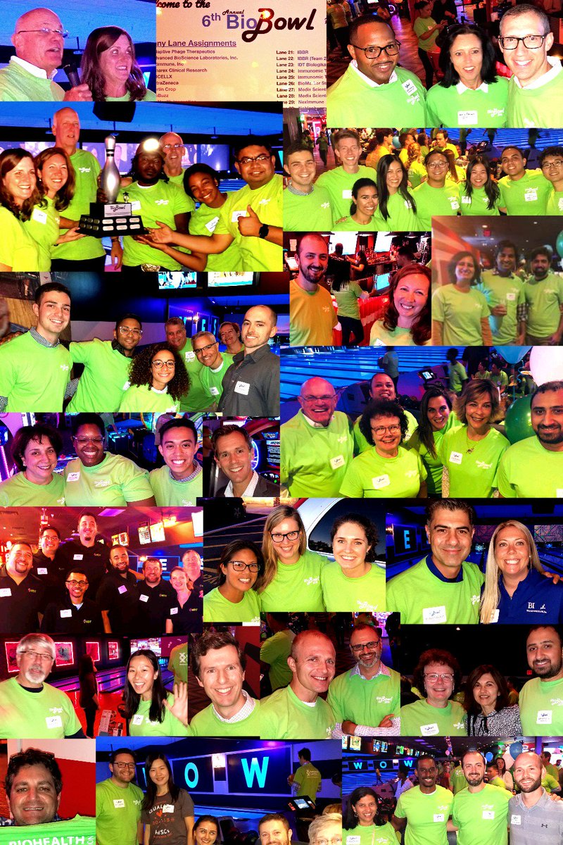 judycostello's tweet photo. 6th ann @BioHealthCR #BioBowl @bowlmorlanes Thank you @AstraZenecaUS @BioHealthInnov @BrandInstitute @idtbiologika @BioBuzzMaryland @ScheerPartners @WomenInBio @LifeNoble #mirecule @qualitybiologic @childrenshealth @AmarexCRO @wilsonsonsini @Georgetown @UMD_IBBR @emergentbiosolu https://t.co/lO23ph3dBq