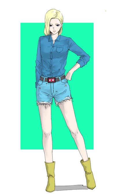 お題箱より
[デニムシャツにベルトしたホットパンツの18号さん] 