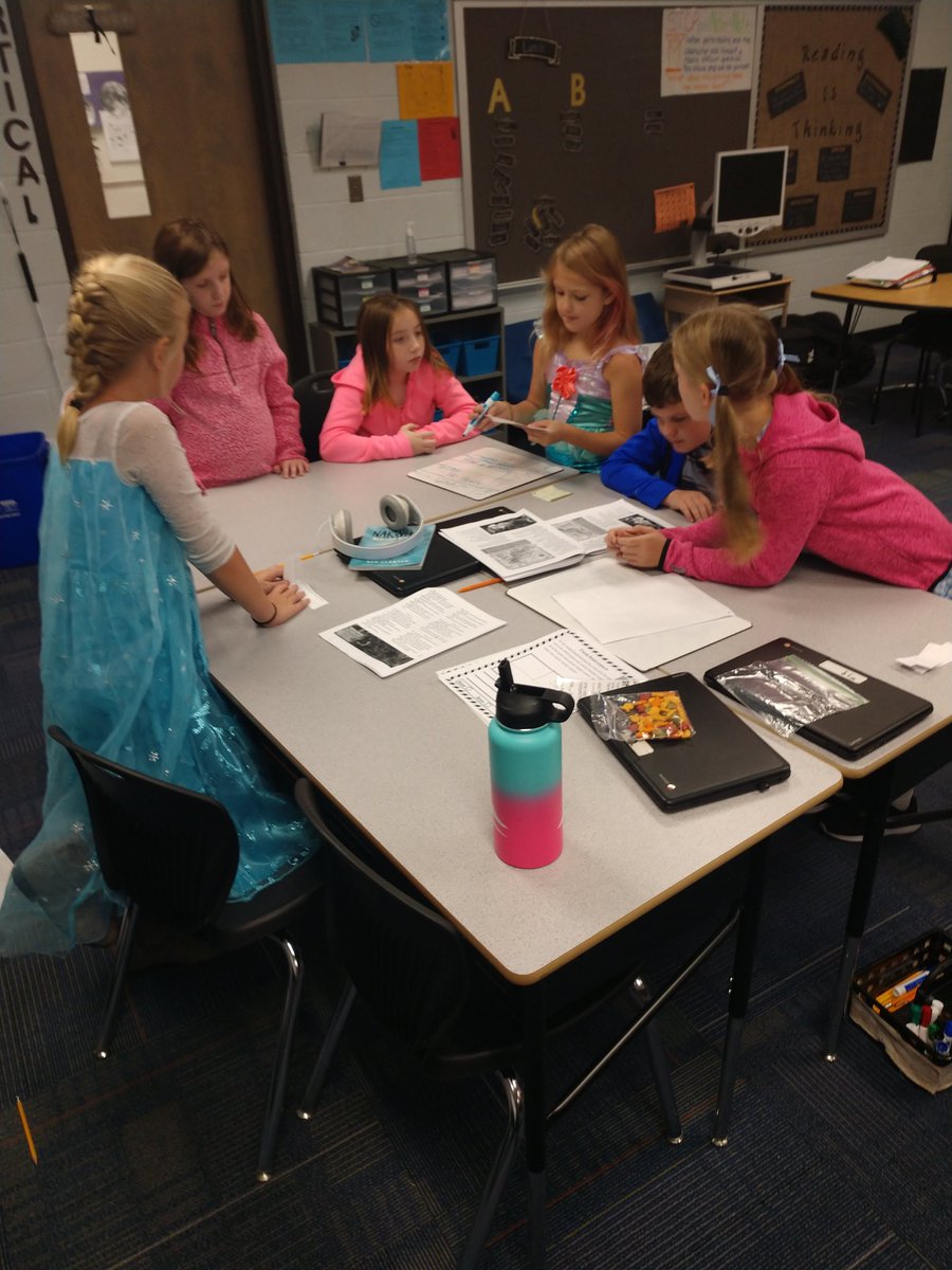 JohnsonnNicole's tweet photo. Digging deeper into our text features with table team discussions! What can you infer using the caption under the photograph...
#telegraphisawesome
#useyourschema https://t.co/OjfFljzSYS