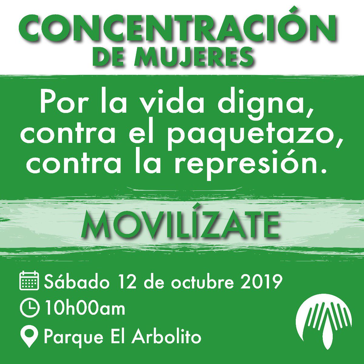 AbortoLibreEc's tweet photo. Las mujeres nos concentramos en el Parque El Arbolito, por la vida digna y la justicia.  En solidaridad con las compañeras indígenas, que se encuentran movilizadas y resistiendo frente a la brutal represión policial. https://t.co/9DkrFZ1Kc0