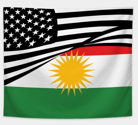 A design to show that the Kurdish People stood beside the USA as coalition partners. 
#kurds #kurdish #Kurdistan #kurdisharmy #kurdishsoldiers  #cotillion #supportKurdistan teepublic.com/tapestry/62957…