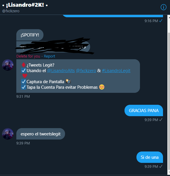 xExperlAlts's tweet photo. twet legit   SPOTIFY PREMIUN
@LisandroAlts
 
@fxckzero
 &amp; #LisandroLegit https://t.co/Gu8bpCZXxm