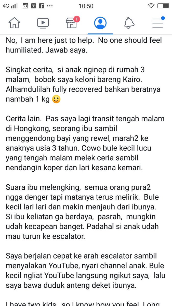 iimfahima's tweet image. Kalau liat ibu2 capek,  marah2,  kalut,  jangan buru2 judgemental. 

Kalo kamu bisa bantu, bantulah. Kalau ngga bisa bantu ya diam. Jangan nyinyir apalagi videoin. 

Semua ibu,  punya beban berat di punggungnya,  yang mungkin,  hanya sesama ibu yang bisa merasakan. 

#weekend