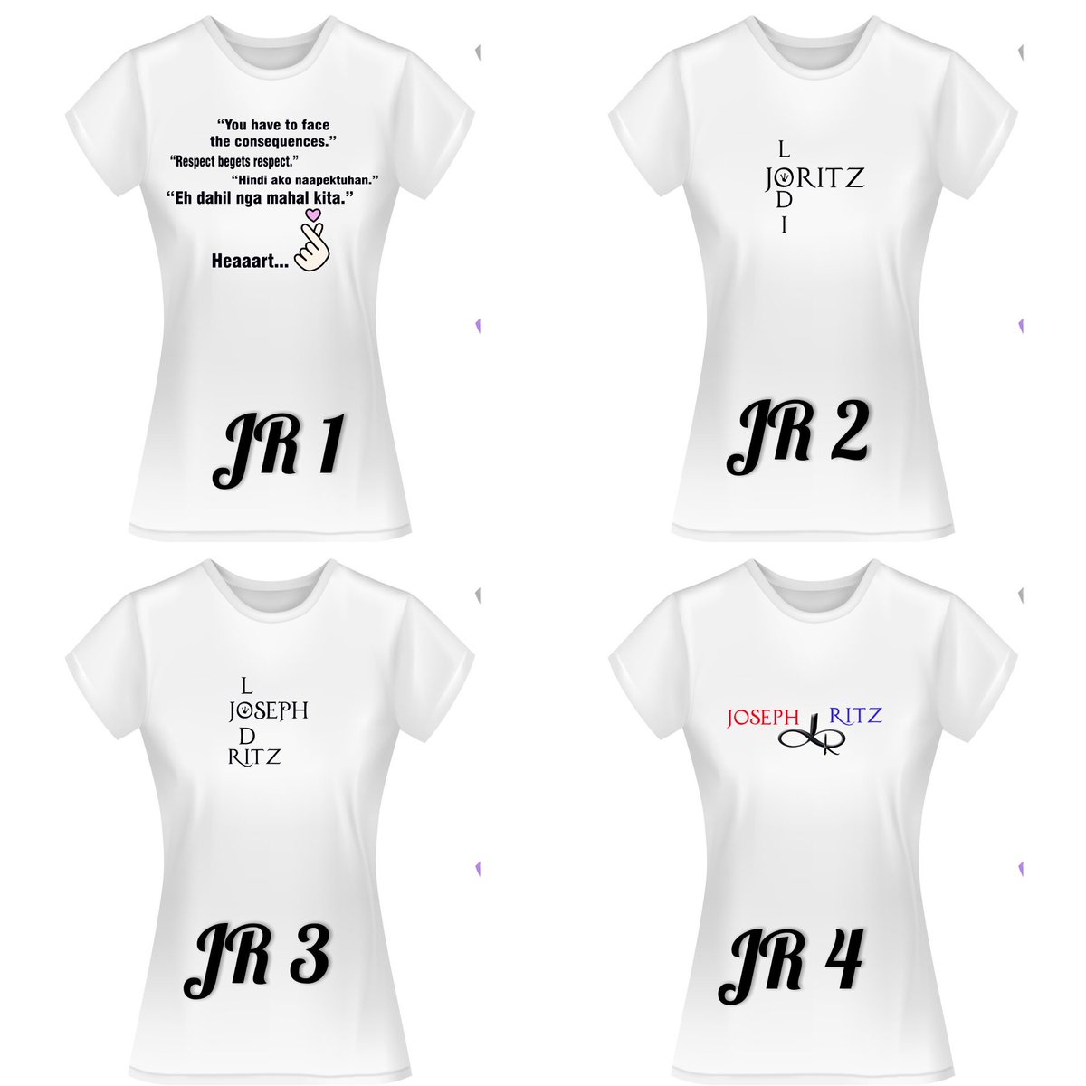 JoRitzManila's tweet photo. RT @JoRitzTrends: Finally! DM us your fave design. And we will tell you the price and payment terms! 
You can have either White, Black or Royal Blue. 💙 https://t.co/Az5Q9PacOR