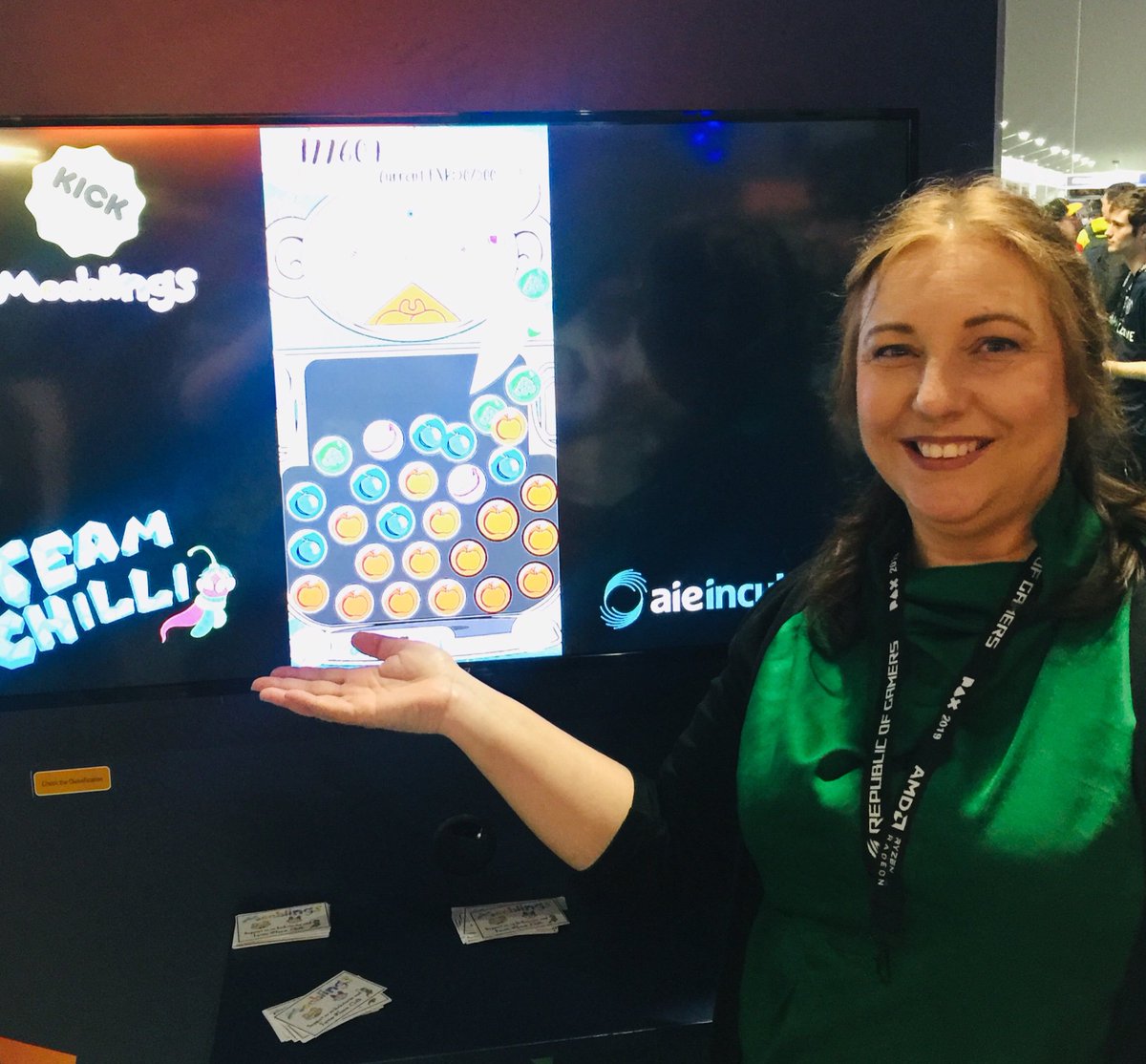 Alenyaclassic's tweet photo. Want to support an Aussie indie game? *cue cheesy sales music* Check out this cute and very fun to play mobile matching game @Team_Chilli 

They have a kickstarter to roll it into apple store. Was hard to put down! https://t.co/s1g3mbYq86