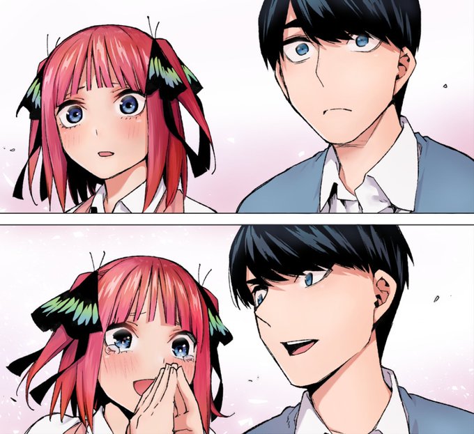 LygonさんがTwitterに投稿した中野二乃(五等分の花嫁)のイラスト。