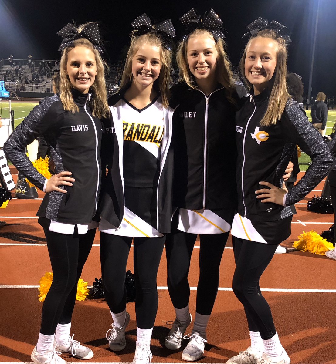 Congratulations to our awesome cheerleaders of the week! 
JV: Hailey &amp; Peyton 
Varsity: Addison &amp; Ashlyn