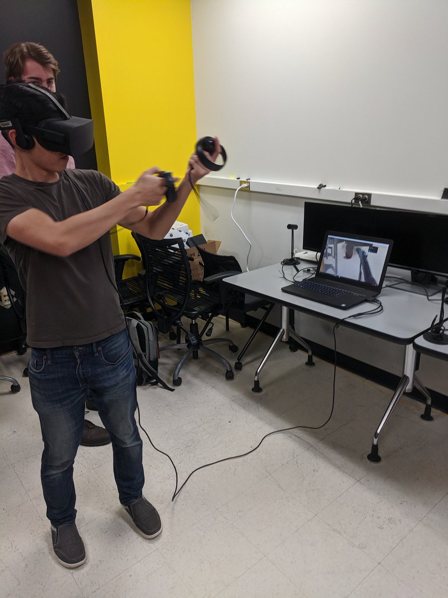 _RealityHacks's tweet photo. Had another great game night with @umdxrclub yesterday, featuring the #PSVR, #Oculus Rift, and a 2v2 match on the latest beta of @MPLEXVR's @CoreDisruption! Super fun! #VirtualReality https://t.co/VXSq6XxwJ6
