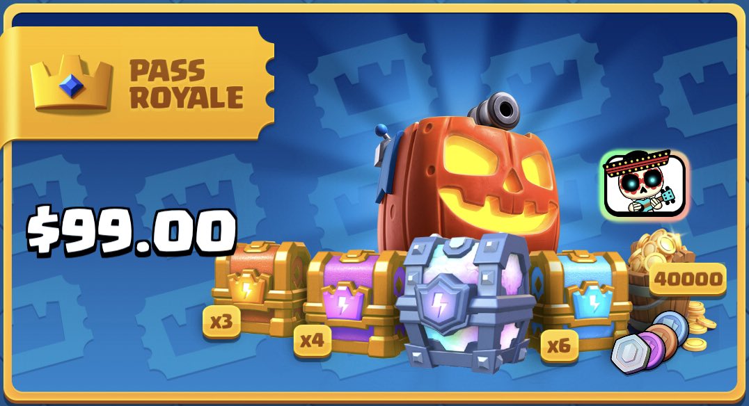 #ClashRoyale I #Sorteos 
Celebrando la incorporación de nuestro diseñador sortearemos 3 Pases Royale... 🤩

Requisitos:
🎃Seguirnos 
🎃Seguir a <a href="/Chente_CR/">Jose Gil Poot</a> 
🎃Seguir a @PabloGCrMex 
🎃Seguir a @JCZBGFX 
🎃Dar Fav y Retweet 🔁❤️
👻Ganadores el 23 de Octubre 

#EagleHunters 🦅