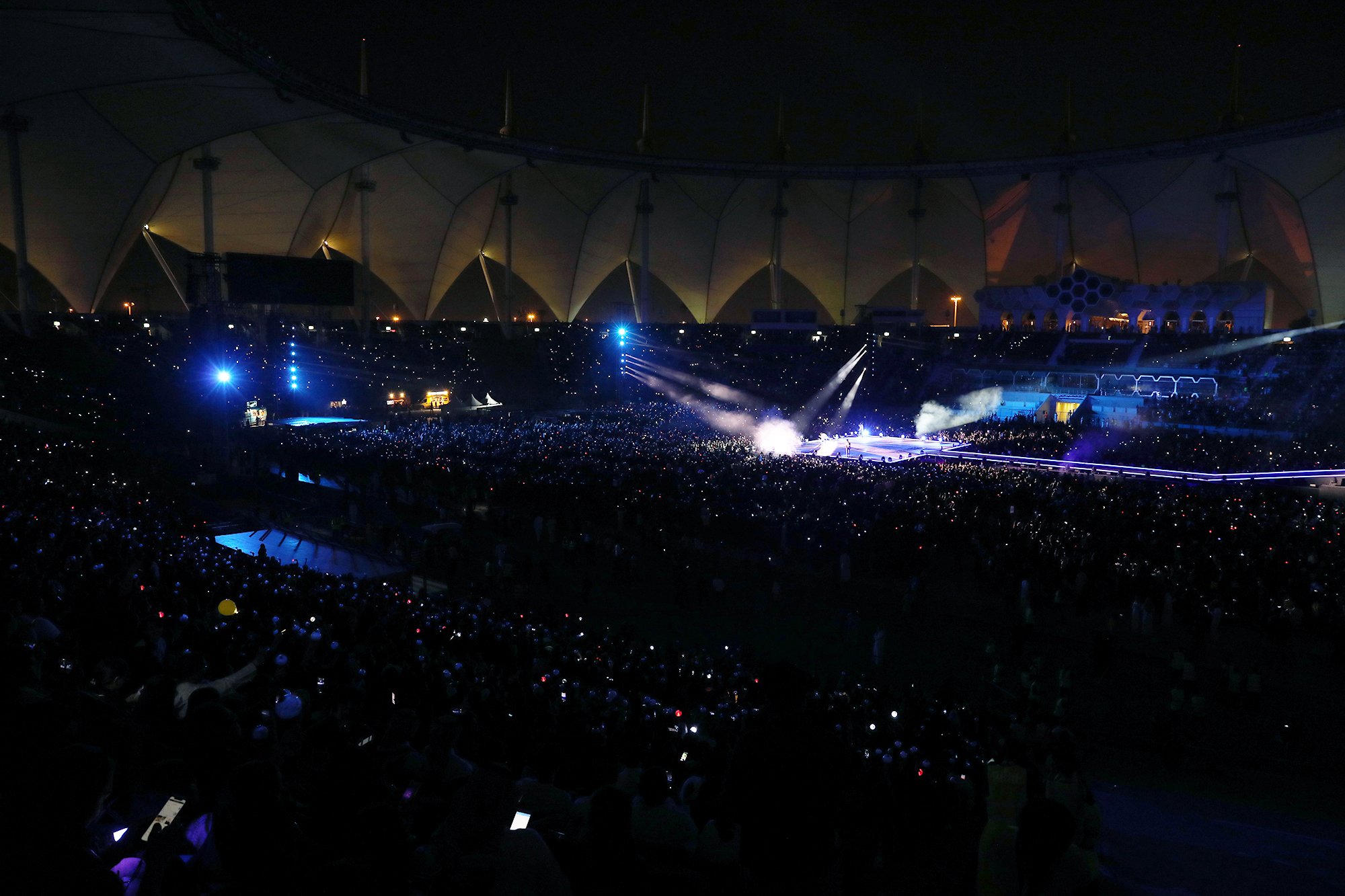 BTS Konser di King Fahd International Stadium Riyadh Arab Saudi (c) Big Hit Entertainment