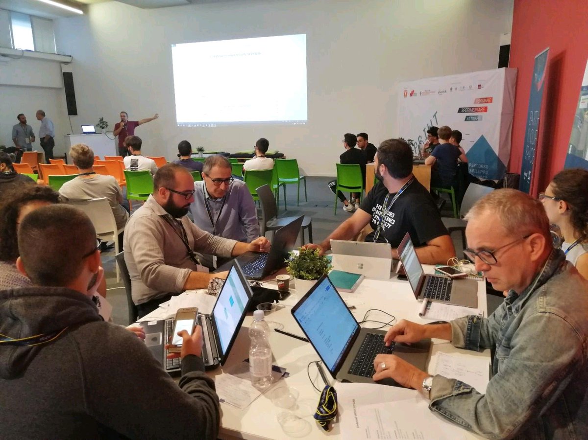 massimozotti's tweet photo. Can you feel the energy? π
#Day2 of the #CopernicusHackathon #Bari, the teams are starting building applications and mockups π§°π οΈ,π°οΈπ²π¨π§
I look forward to seeing the results tomorrow!
#hackcopernicusbari https://t.co/X8Cxvry8Ag