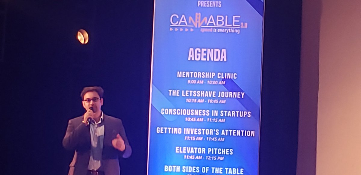 The real idea is to build brands and associate with the right partners: Sidharth S Oberoi @LetsShave_ #Cannable @chd_angels @VineetKhurana