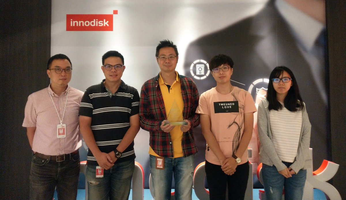 Innodisk_Corp's tweet photo. Good job Innodisk R&D Hackathon team!
The Application Innovation Award in Microsoft Azure Sphere Hackathon goes to Innodisk showing how the new InnoAGE SSD can be used for innovative #IoT solutions.
#InnoAGE #IoTinAction #InnoAGEinAction https://t.co/eEeND3x5jx